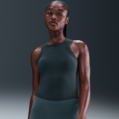 Nike One Fitted Women's Dri-FIT Cropped Tank Top. Nike.com